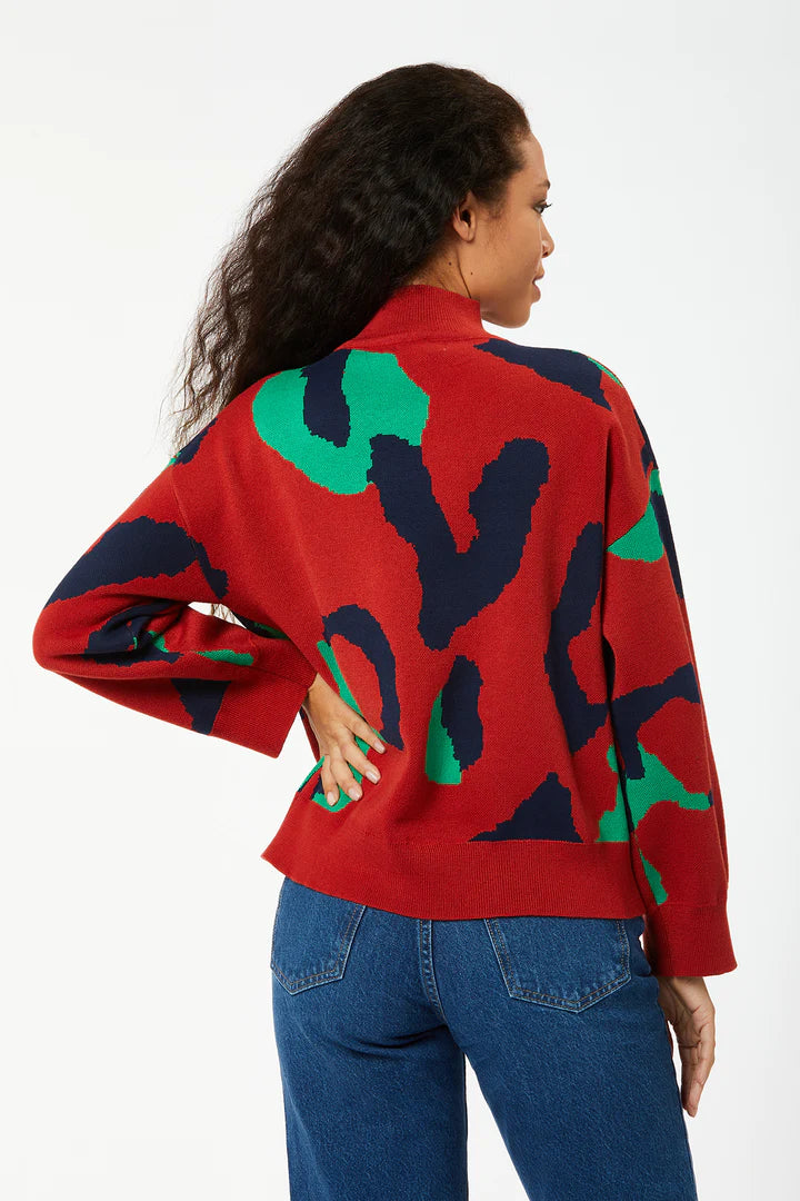 Jeremy Jumper (Red) - Stylish Cotton Knit Sweater for Men | Perfect for Casual Wear, Office Outfits & Winter Fashion