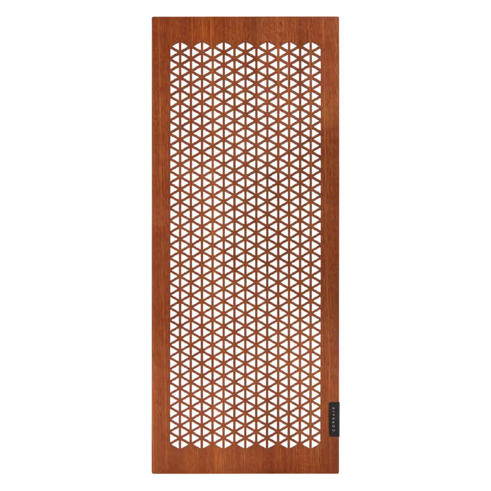 Corsair 5000D Airflow Mid-Tower PC Case with Premium Sapele Wood Front & Top Panels - Perfect for Gaming Rigs & High-Performance Builds