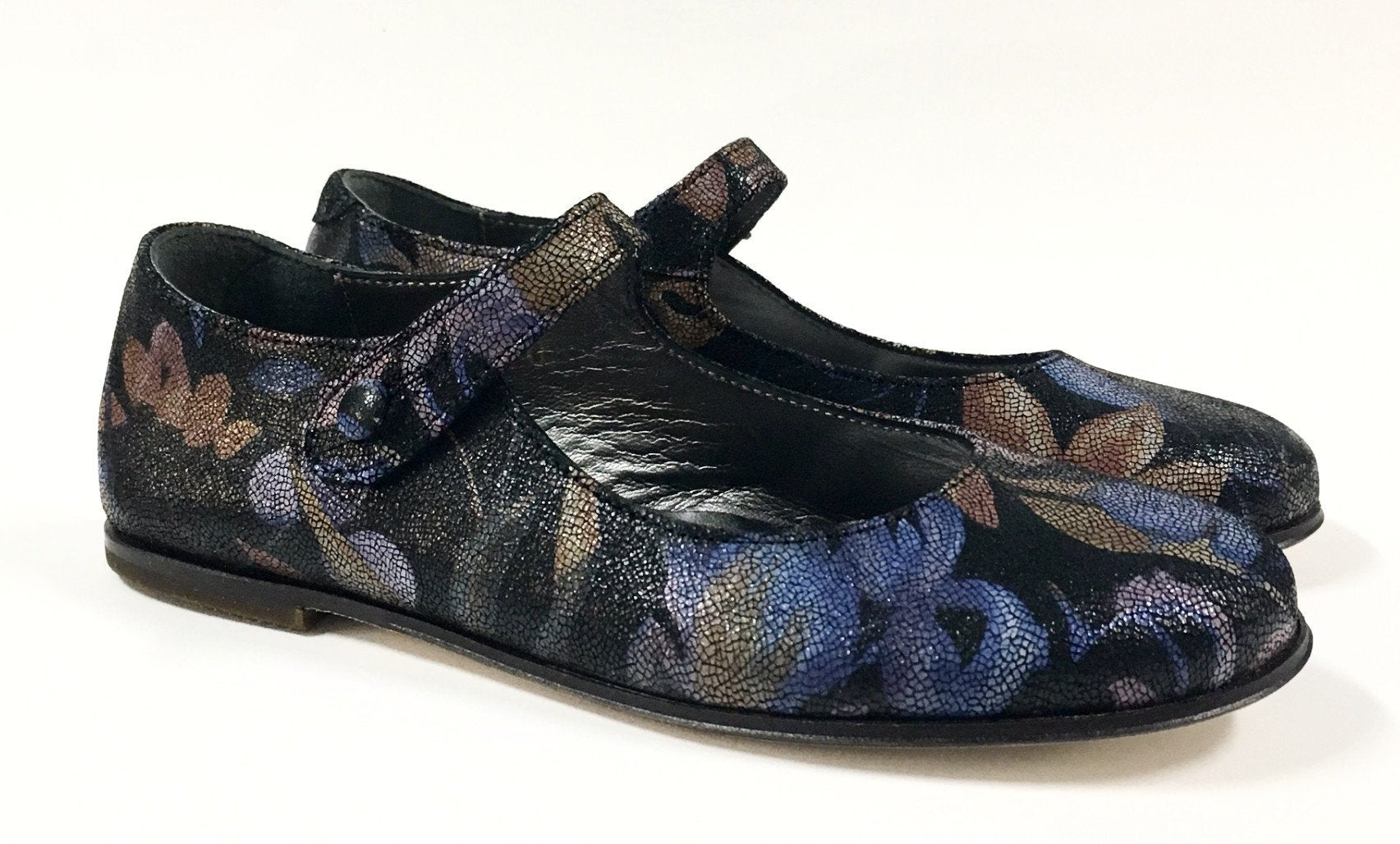 PePe Leaf Print Mary Jane Shoes - Comfortable Flats for Women, Casual & Office Wear, Non-Slip Sole - Perfect for Spring Outfits, Work, and Daily Walking