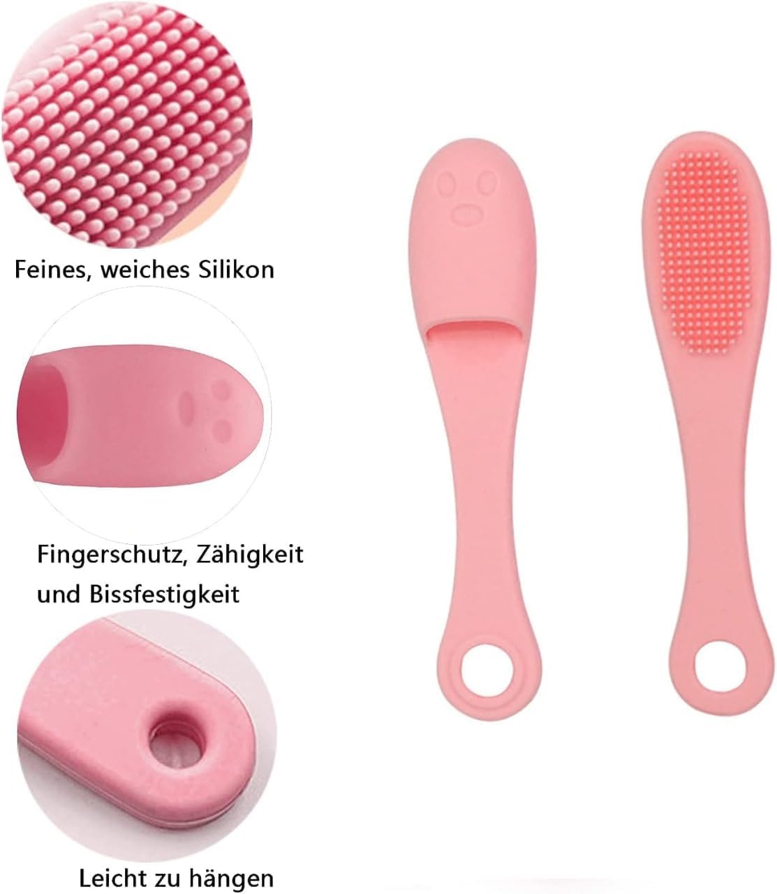 Silicone Face Scrubber Pack of 5 - Gentle Cleansing & Blackhead Removal for Skincare