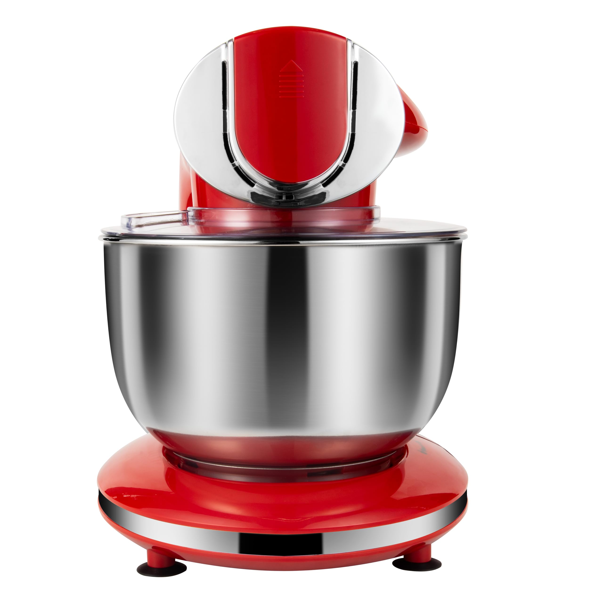 Aifeel 8.5QT+6QT Stand Mixer with 7 Attachments - Dough Hook, Whisk, Beater, Meat Grinder, Pasta & Cookie Maker - Professional Electric Food Mixer with 2 Stainless Steel Bowls - Perfect for Baking, Cooking & Meal Prep - Red
