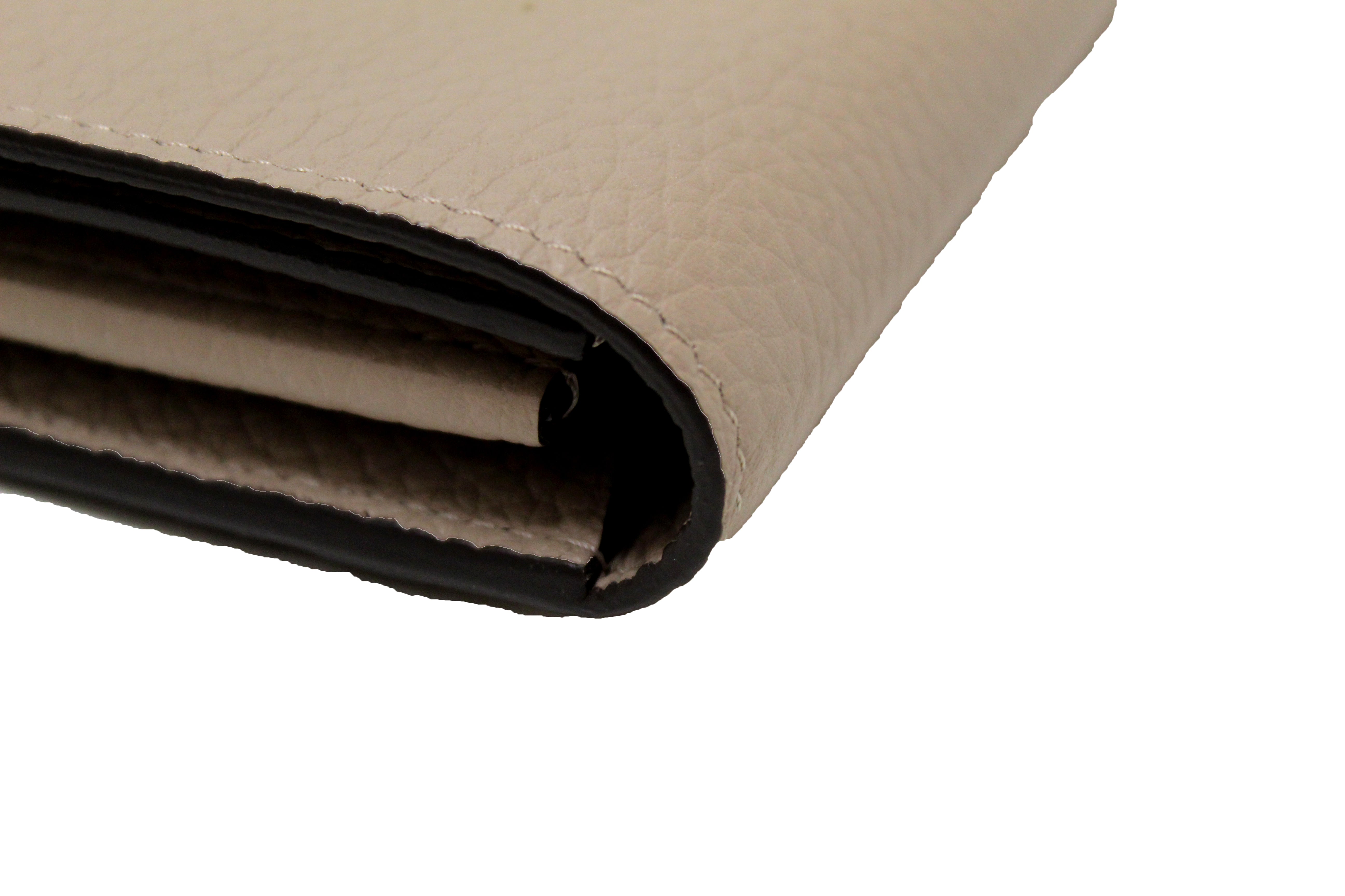 Authentic Louis Vuitton Galet Taurillon Leather Capucines Wallet for Women - Luxury Designer Billfold with Card Slots & Coin Pocket - Perfect for Everyday Use, Gifts & Special Occasions