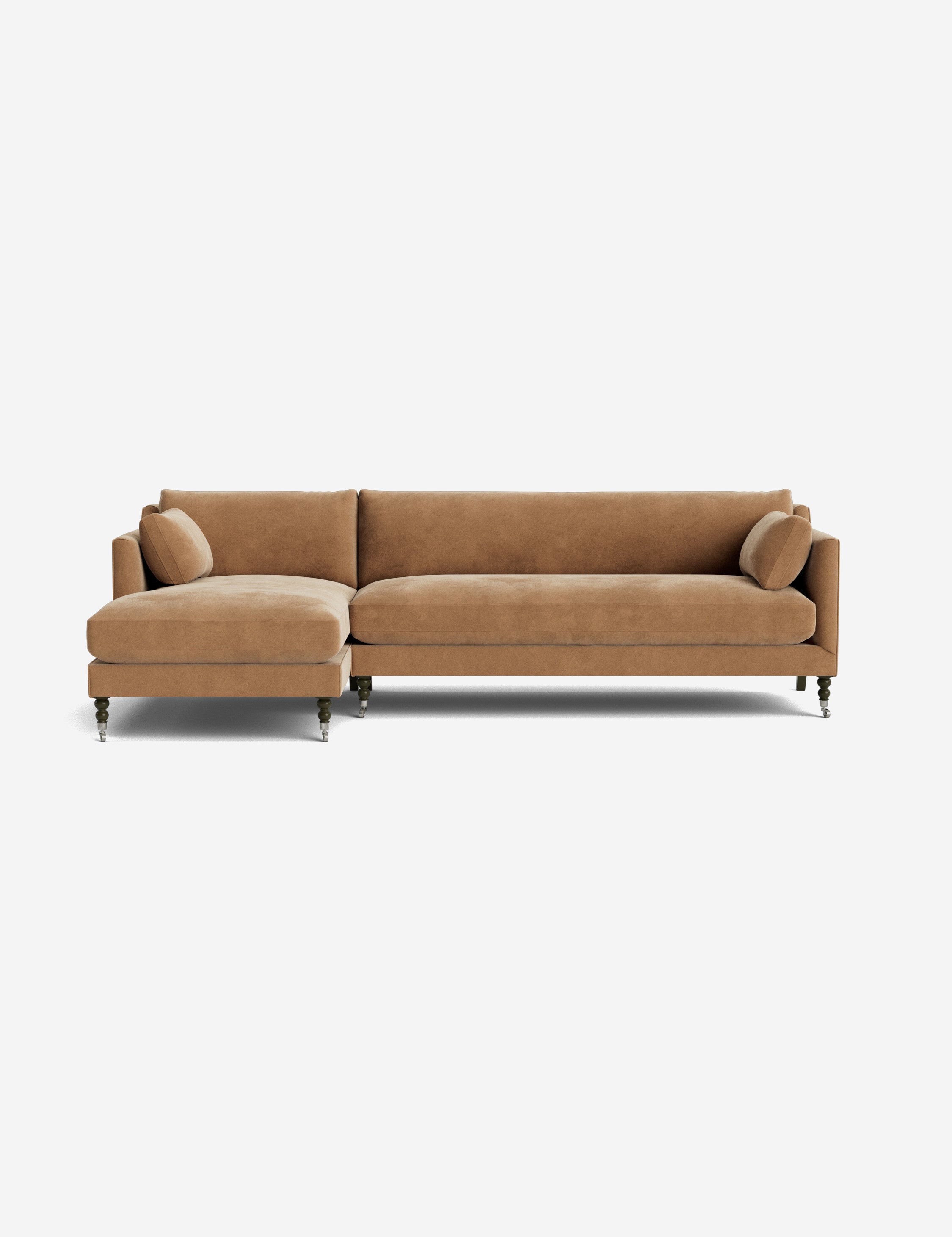 Fabienne Sectional Sofa - Modern L-Shaped Couch with Reversible Chaise, Soft Upholstery & Sturdy Frame for Living Room, Family Room & Home Theater