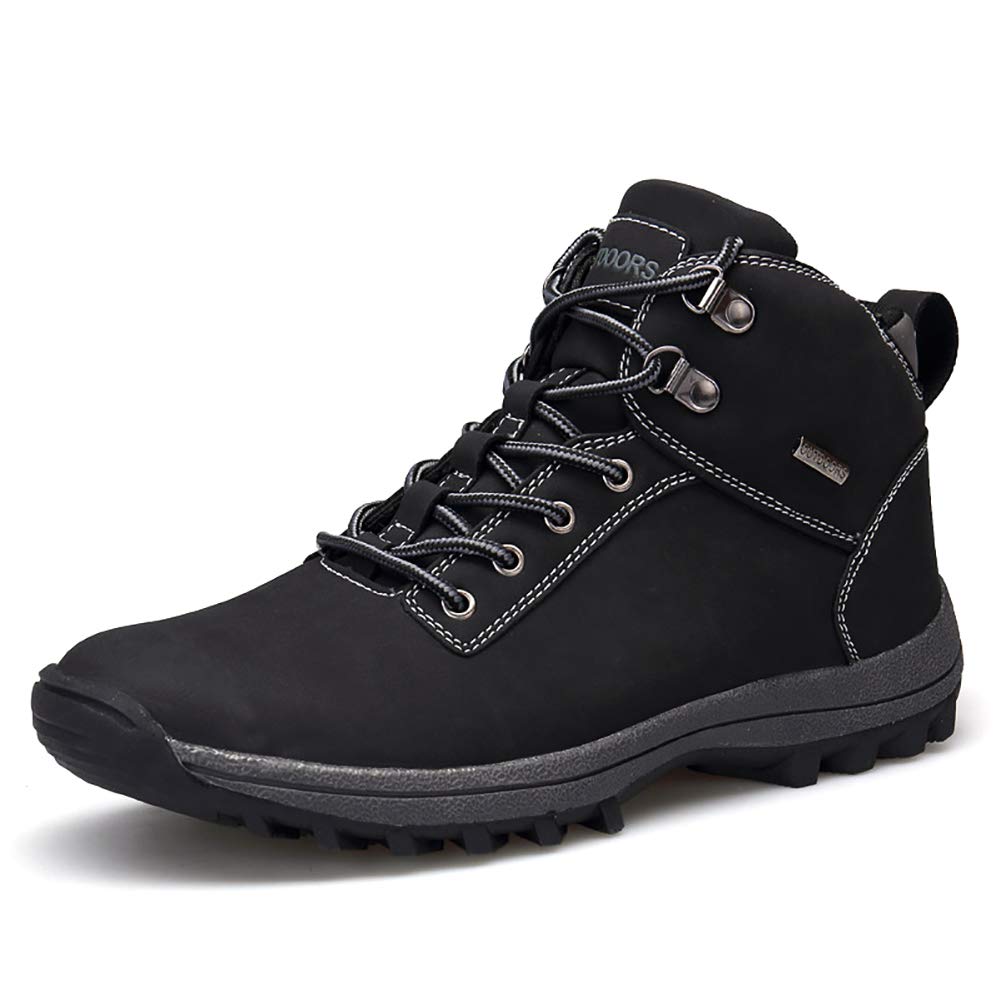 Men's Winter Waterproof Hiking Boots - Warm Snow Sneakers for Outdoor Adventures