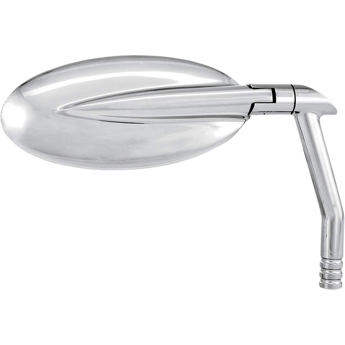 Performance Machine Vision Series Oval Chrome Mirrors - High-Quality Motorcycle Mirrors for Enhanced Safety and Style on Harley, Honda, Kawasaki & More