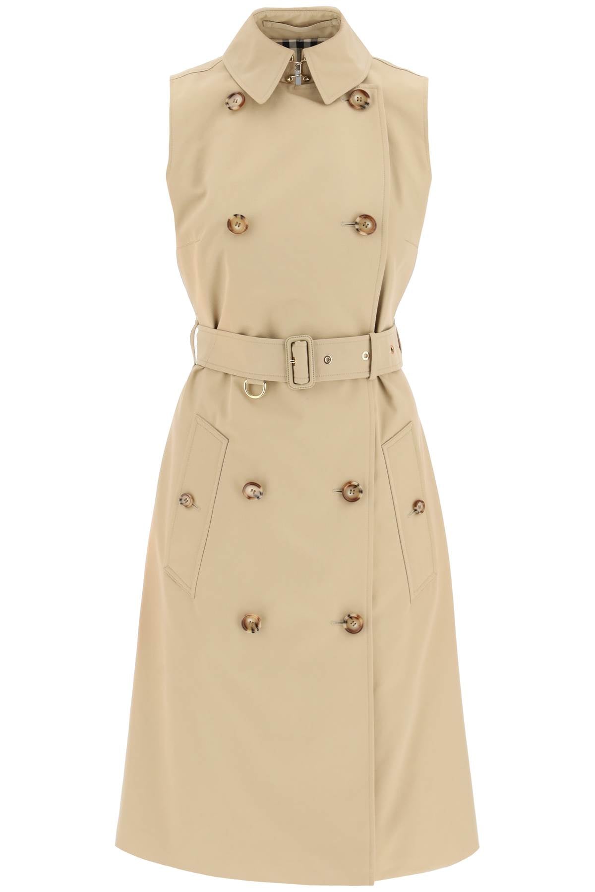 Burberry Gabardine Trench Dress for Women | Classic Waterproof Raincoat | Perfect for Office, Travel & Formal Occasions