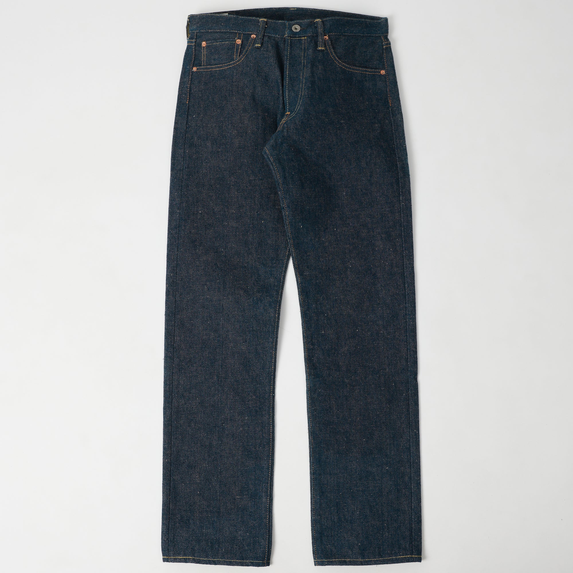 ONI 575ZR Secret Denim 20oz Slim Straight Raw Selvedge Jeans for Men - Premium Japanese Raw Denim Pants for Casual Wear & Street Style