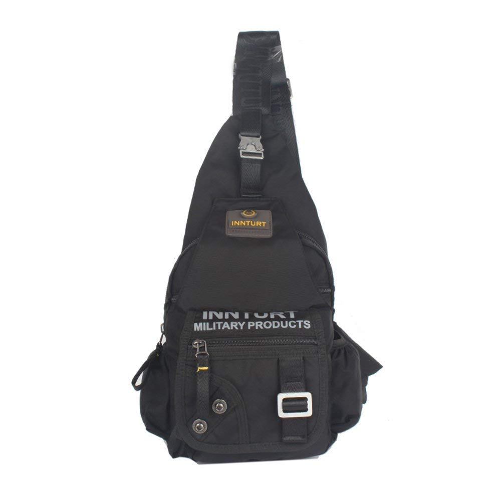 INNTURT Lightweight Nylon Sling Bag - Small Crossbody Backpack for Men & Women, Waterproof Shoulder Bag with Adjustable Strap - Perfect for Travel, Hiking, Gym & Daily Use
