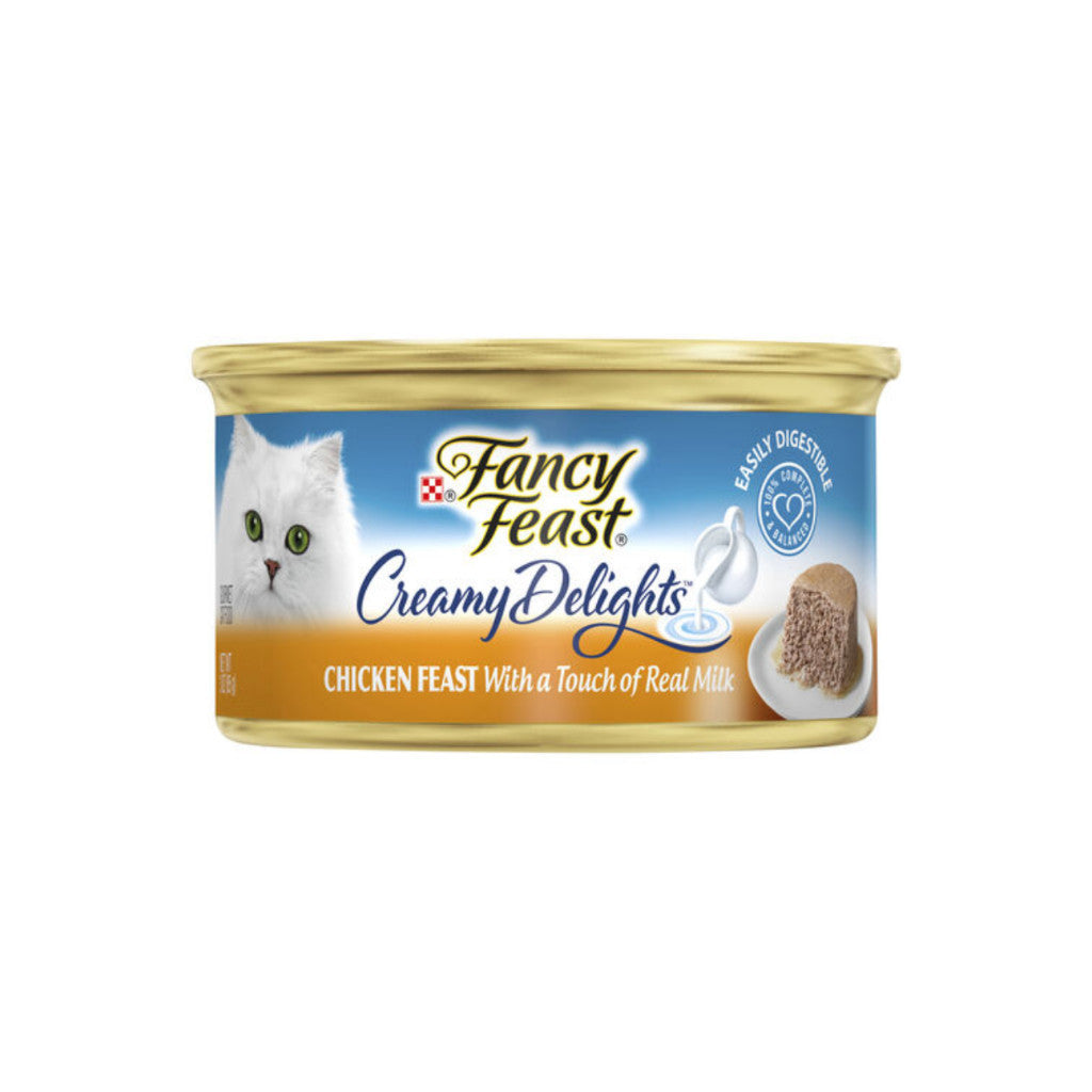 Fancy Feast Wet Cat Food Bundle - 24 Pack of 85g Chunky Classic Gravy Kitten Food with Creamy Chicken Liver & Chicken Recipe | High Protein, Nutritious & Healthy Wet Food for Kittens & Adult Cats | Perfect for Mealtime, Travel & Treats