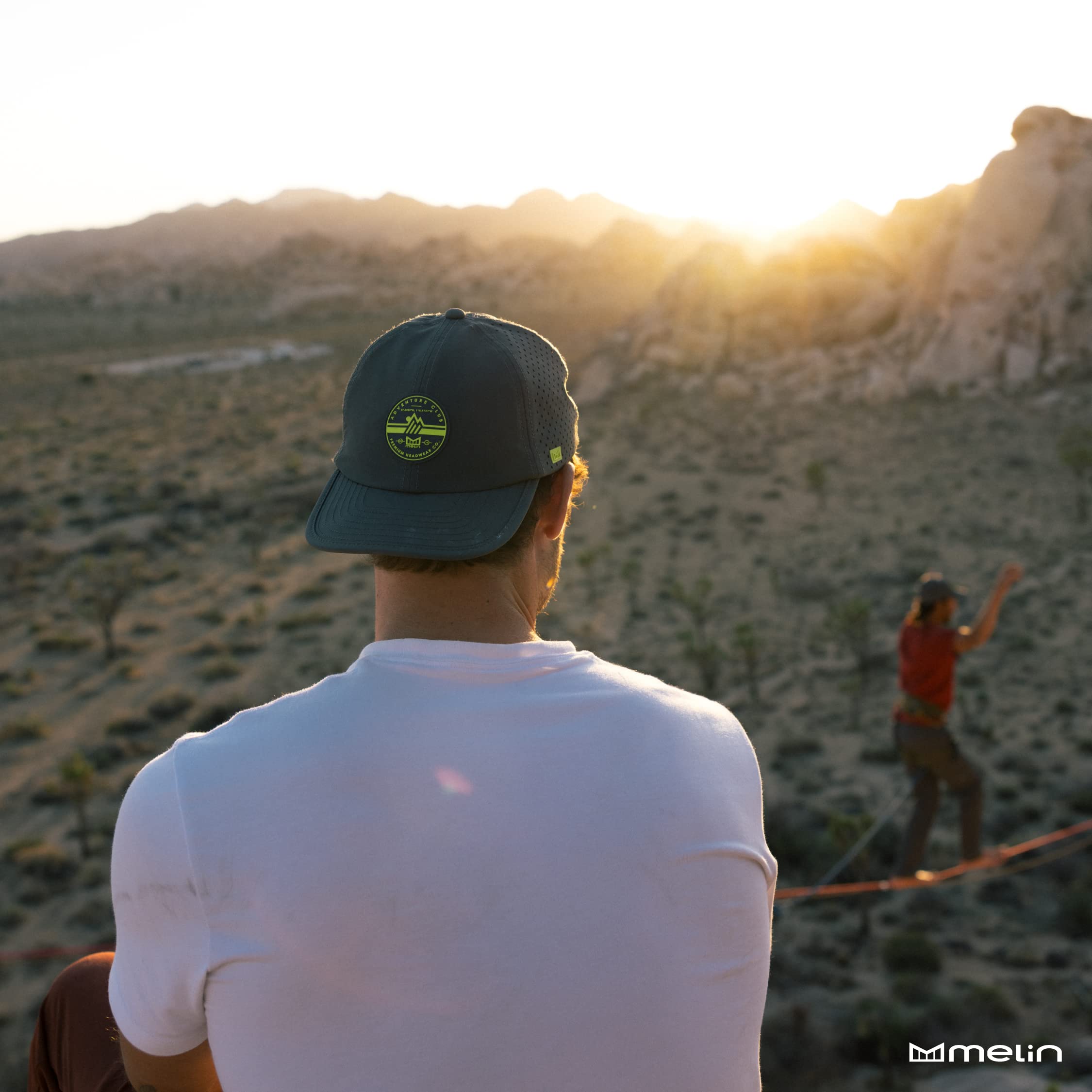 Melin A-Game Crushed Hydro Performance Adjustable Running Hat - Water-Resistant Sports Cap for Men & Women - Perfect for Running, Hiking, and Outdoor Activities