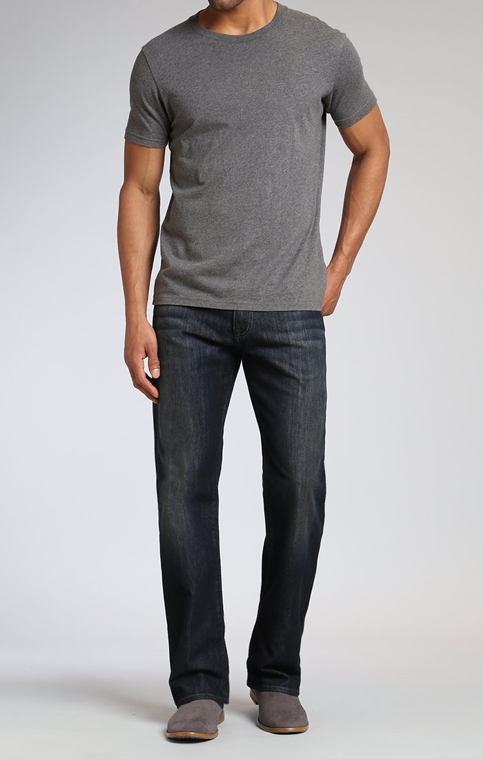 Mavi Josh Regular Rise Bootcut Jeans for Men - Classic Denim Pants with Comfortable Fit | Perfect for Casual Wear, Work & Outdoor Activities