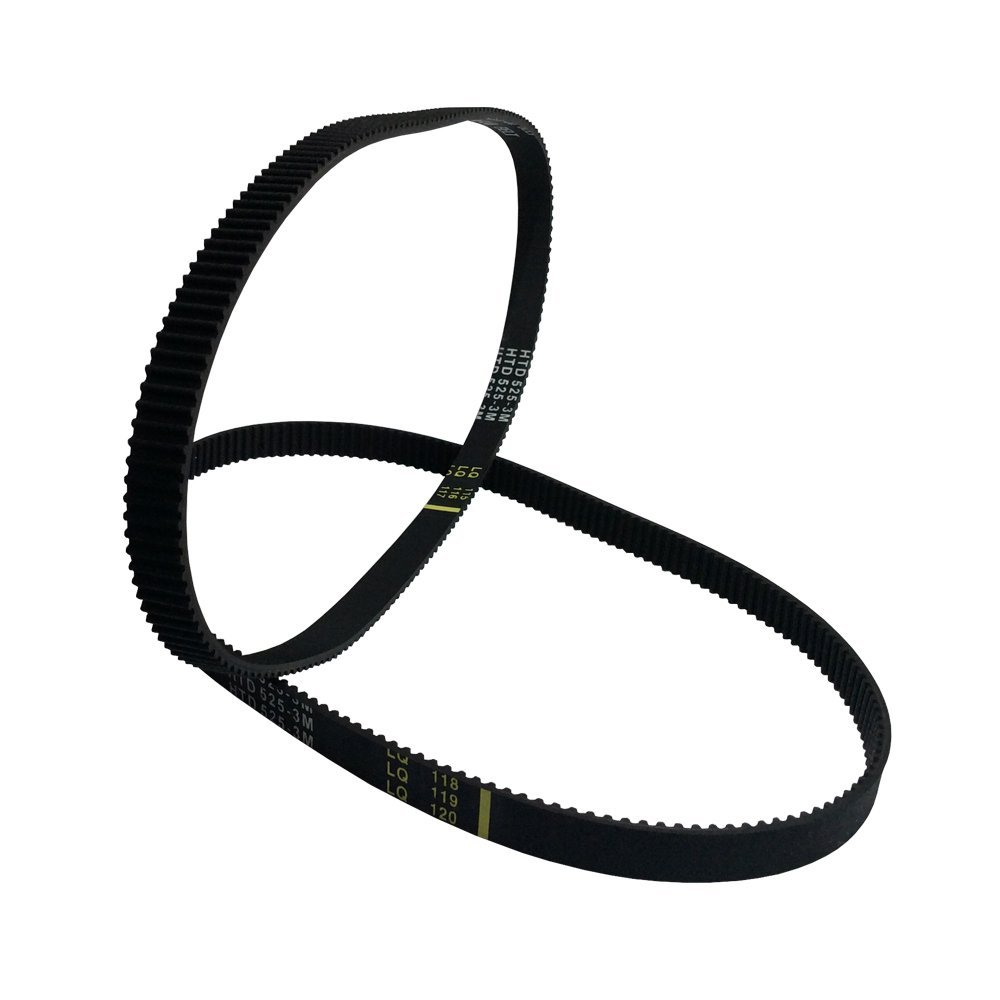 3M HTD Arc Tooth Timing Belt - 528mm Length, 10mm Width, 176 Teeth Closed Loop (2 Pack) - Perfect for 3D Printers, CNC Machines & Industrial Automation Equipment
