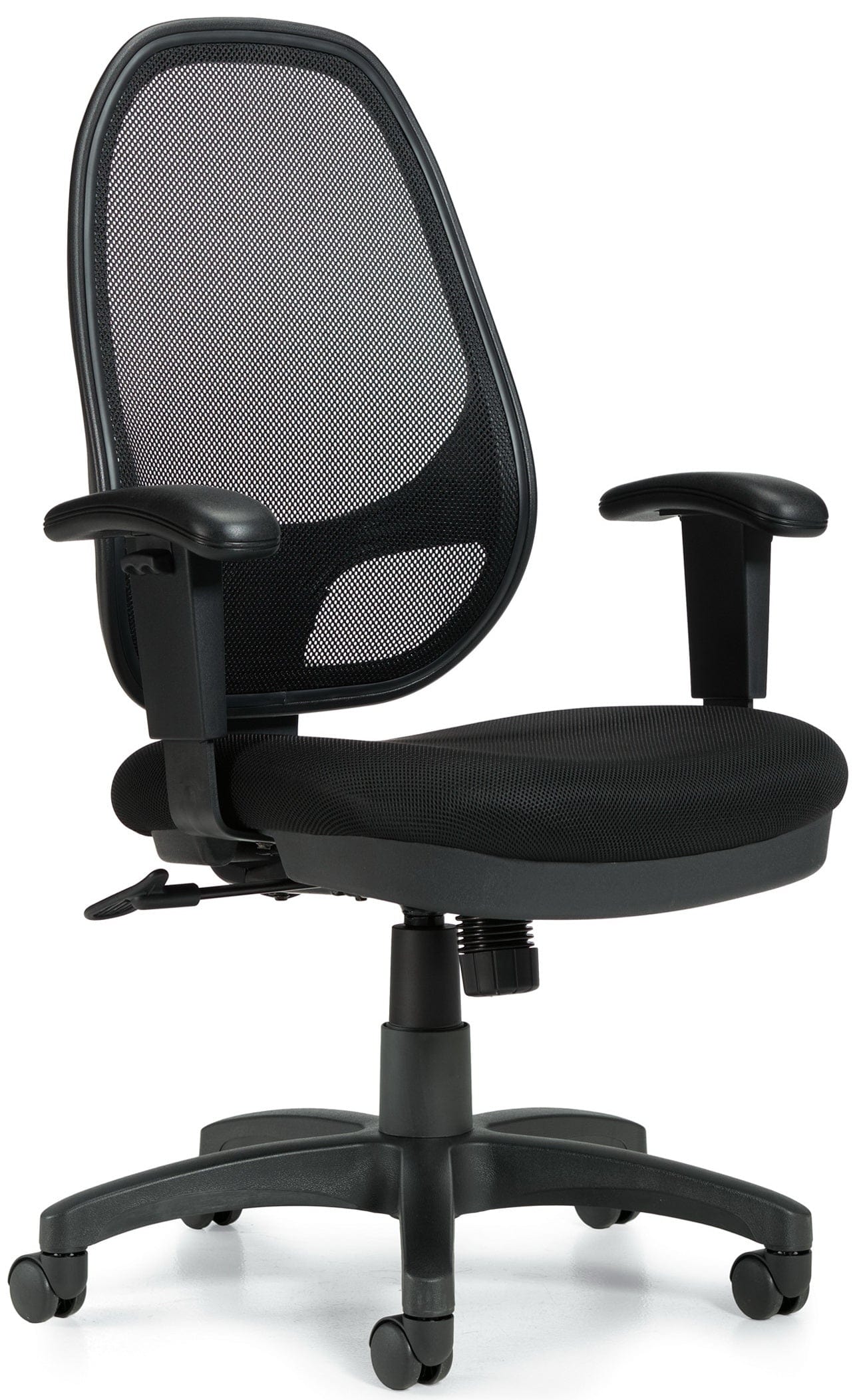 Ergonomic OTG11641B All Mesh Task Chair - Breathable Office Chair with Adjustable Height & Lumbar Support for Home & Workspace Comfort