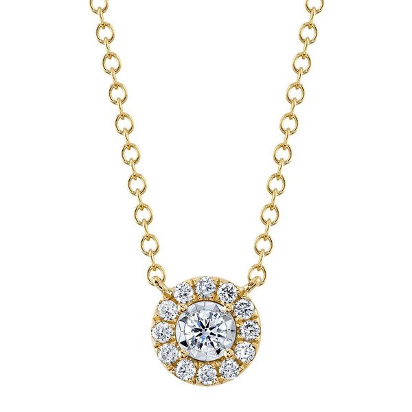 0.20 Carat 14K Yellow Gold Diamond Pendant Necklace for Women - Elegant Fine Jewelry Gift for Anniversary, Valentine's Day & Special Occasions