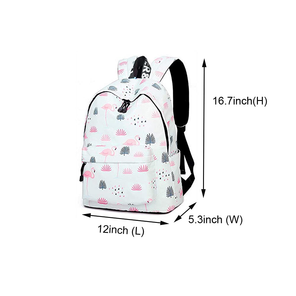 Waterproof School Backpack for Girls Teens - Cute Laptop Bookbag for Travel & Daily Use