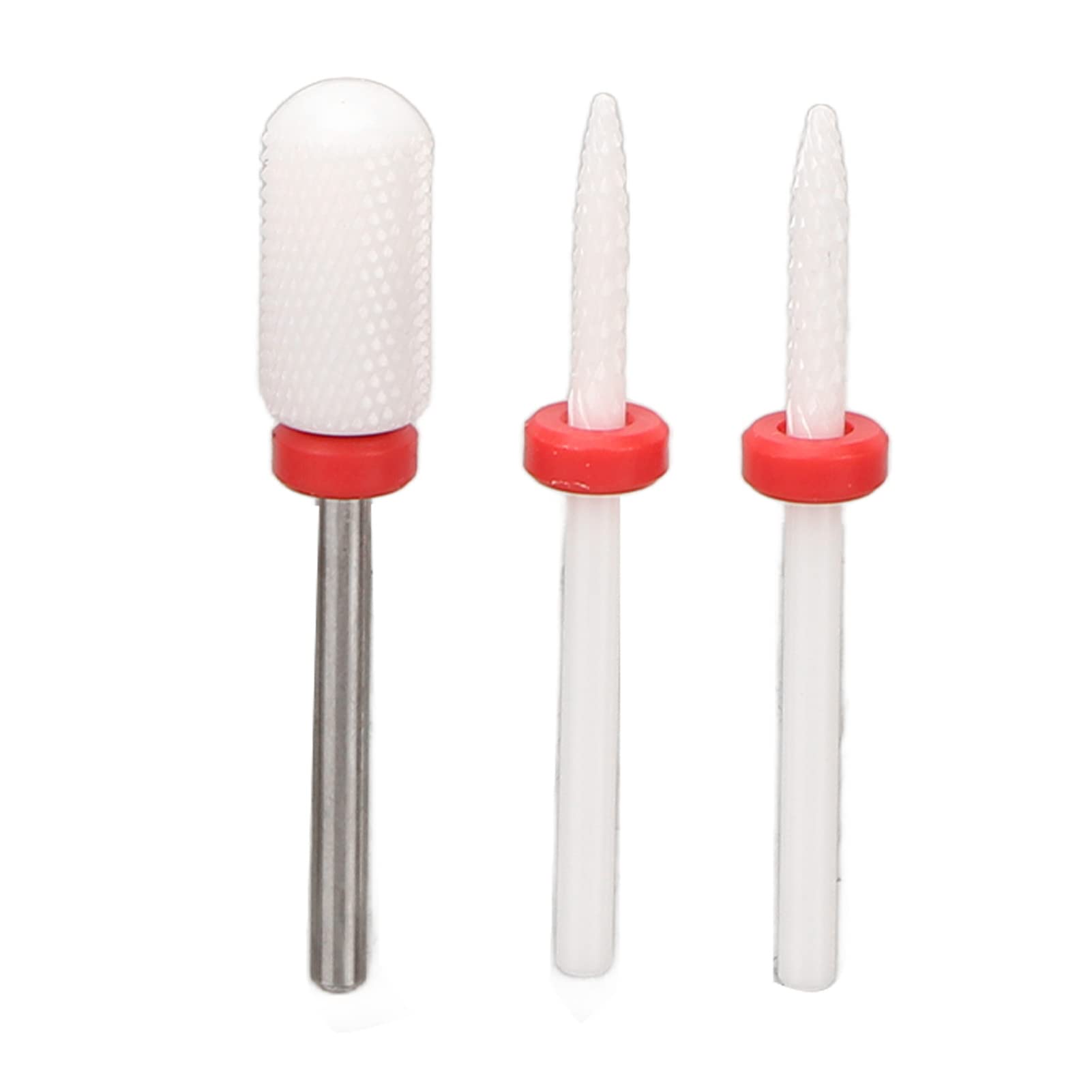 Professional Ceramic Nail Drill Bit Set for Manicure & Pedicure - 10PCS Nail Art Grinding Bits Kit for Acrylic, Gel & Natural Nails - Perfect for Salon & Home Nail Care