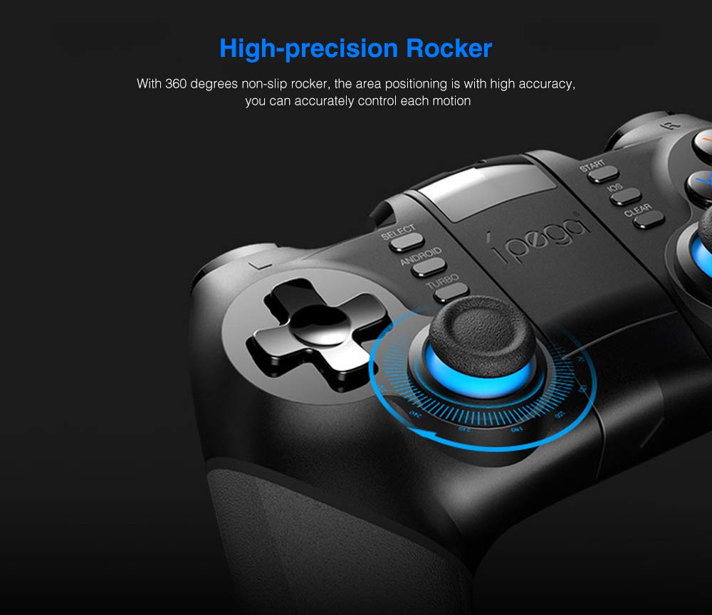 iPega PG-9156 Wireless Bluetooth 4.0 & 2.4G Game Controller for Samsung Galaxy S22/S21/S20/S10/Note 20/10, VIVO, Oppo Android Smartphones & Tablets (Android 6.0+) - Perfect for Mobile Gaming, Cloud Gaming & Console-Style Play