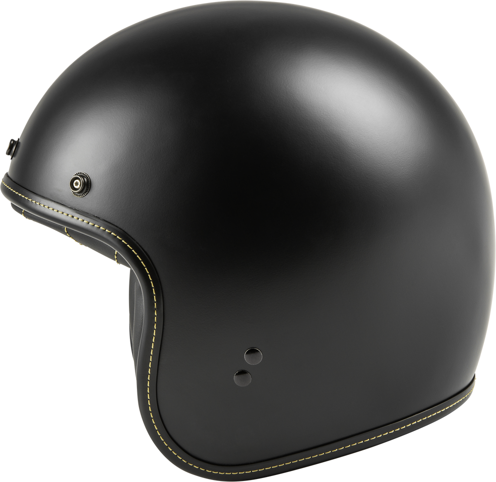 Highway 21 .38 Retro Motorcycle Helmet - Vintage Style DOT Approved for Safety - Perfect for Cruiser, Cafe Racer & Classic Bike Riders