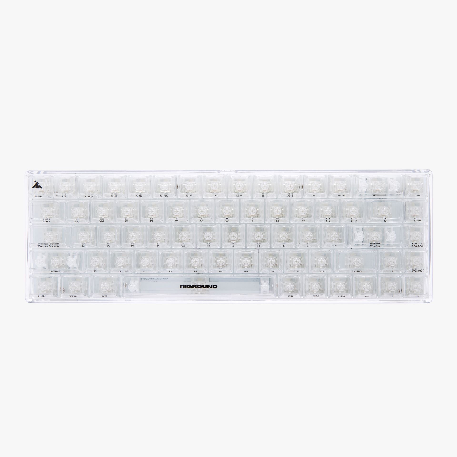 Clear Opal Basecamp 65% Mechanical Keyboard - Compact 65% Layout with RGB Backlit for Gaming & Typing - Perfect for Office Work, Home Use & Esports