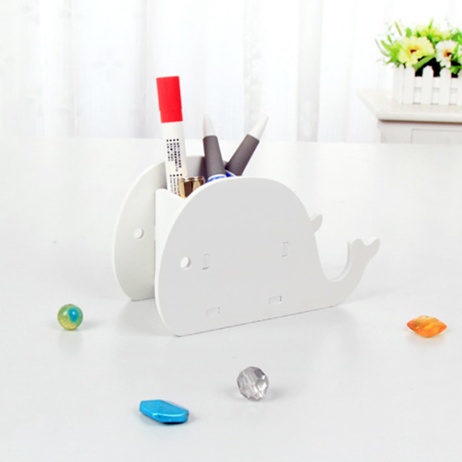 Premium Pen Holder & Organizer - Stylish Desktop Pencil Stand with Phone Holder for Home Office Decor | Perfect for Desk Organization, School Supplies & Workspace Accessories