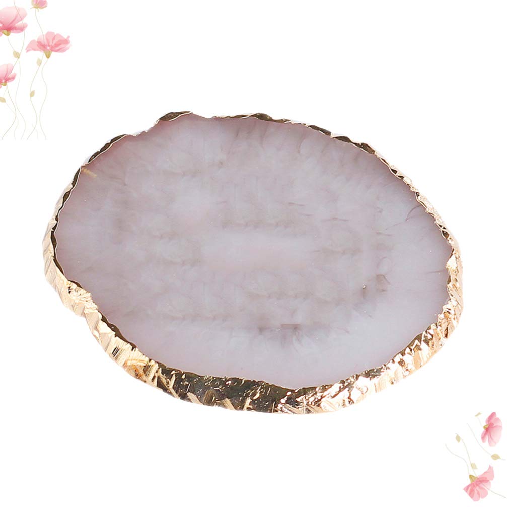 **Cabilock Agate Jewelry Tray - Elegant Ceramic Ring & Earring Storage Dish for Necklaces, Bracelets & Accessories | Perfect for Vanity, Dresser & Travel Organizer**