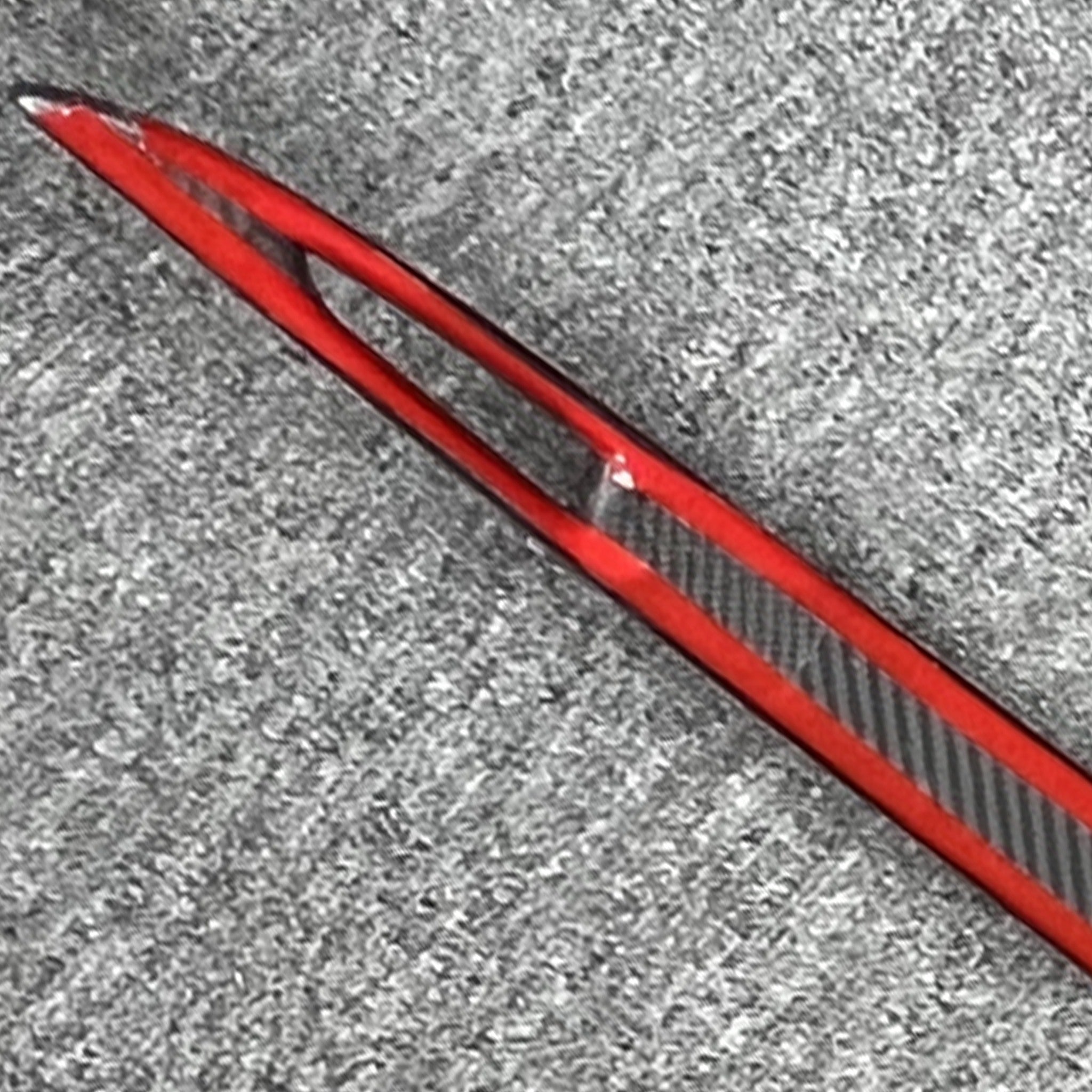 Premium Real Carbon Fiber Trunk Chrome Trim for Tesla Model S (2015-2020) - Lightweight & Durable Exterior Upgrade for Enhanced Style & Protection