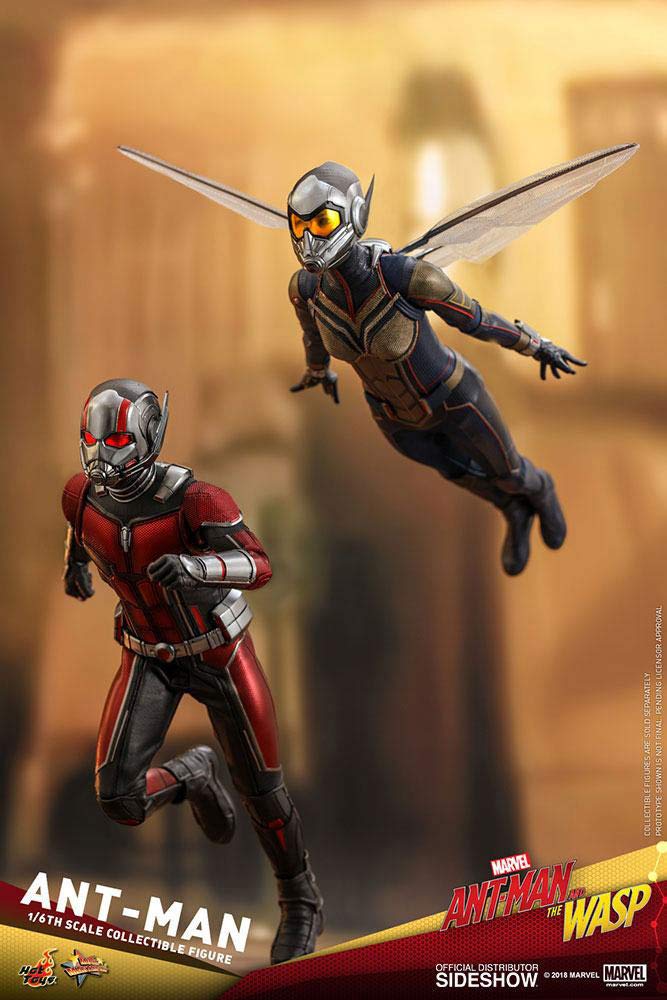 Hot Toys 1:6 Scale Ant-Man Action Figure - Movie Masterpiece Series Collectible for Marvel Fans & Display