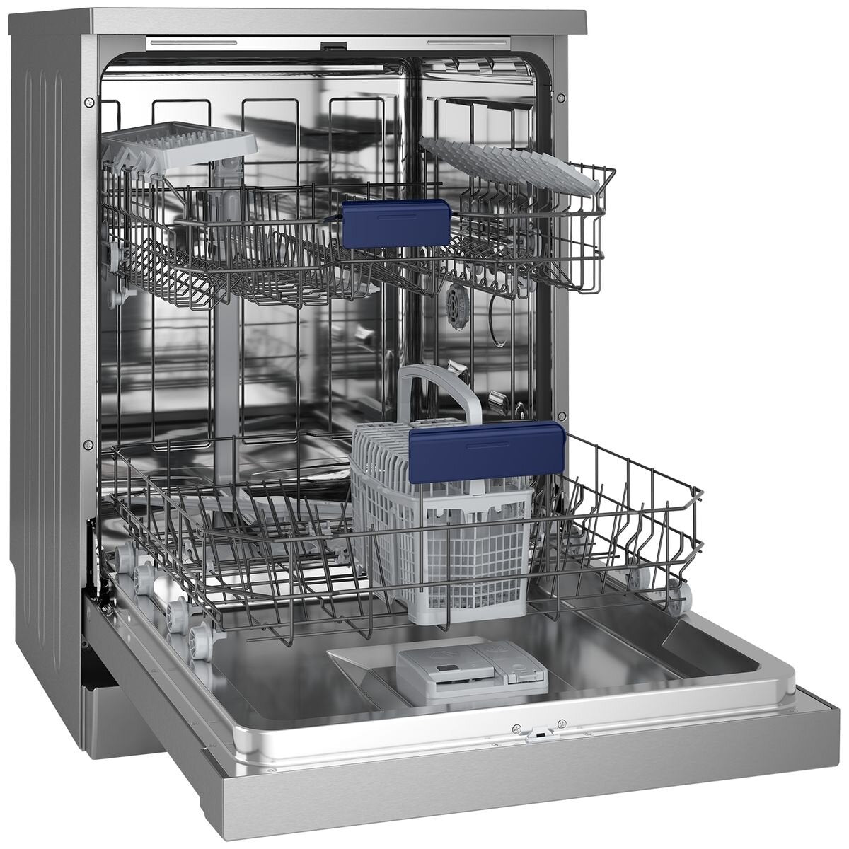 Westinghouse 60cm Freestanding Dishwasher with Sensor Wash | Stainless Steel WSF6604XB | Energy Efficient for Small Kitchens & Apartments