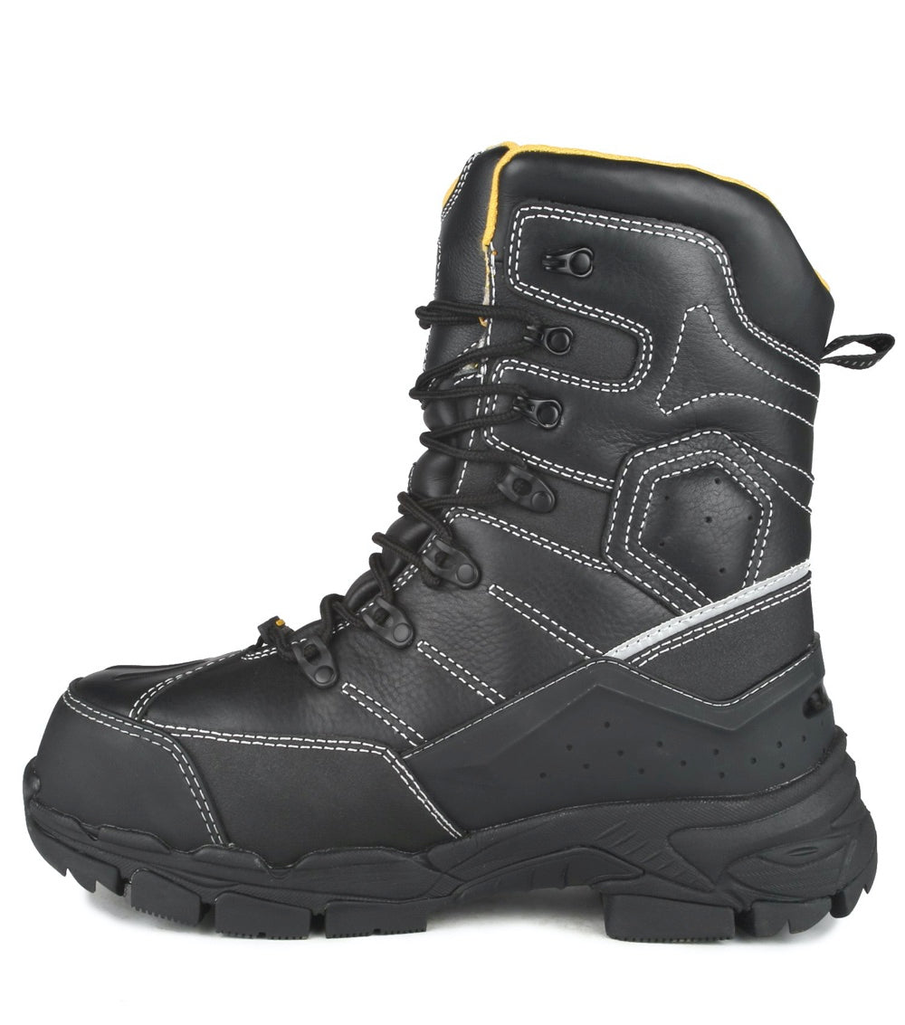 Acton Cannonball Men's Size 11 Composite Toe Winter Work Boots with Metatarsal Guard (Model 9076) - Waterproof Safety Boots for Construction, Oil Rig & Cold Weather Work