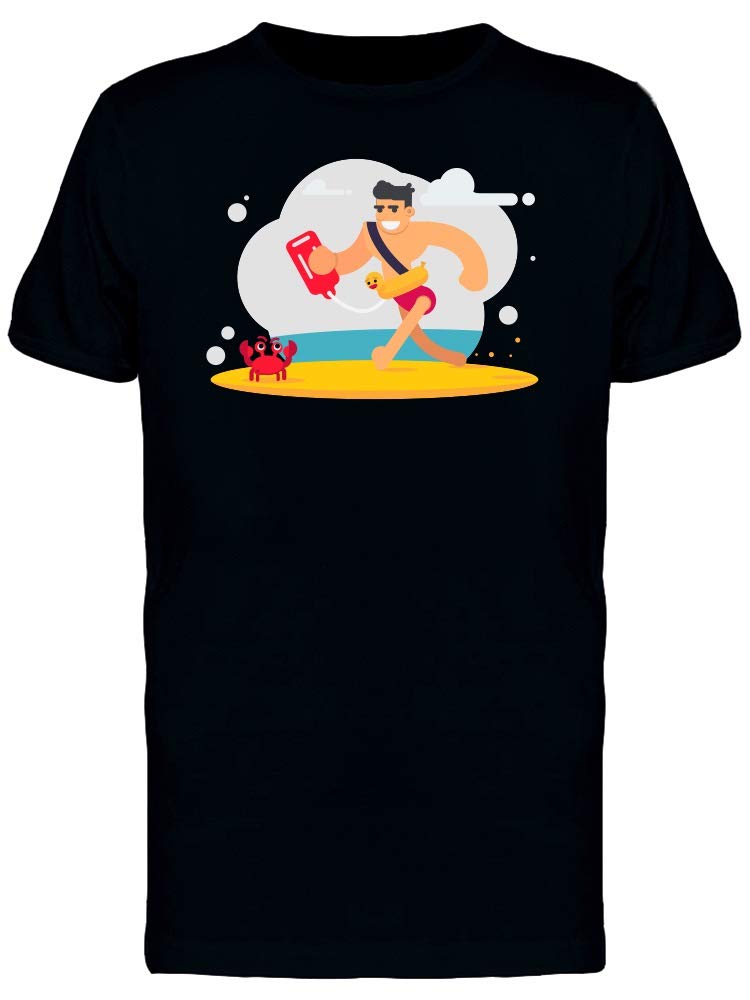 Sea Lifeguard Graphic T-Shirt for Men - Casual Beach & Summer Style Tee - Perfect for Surfing, Pool Parties & Outdoor Activities