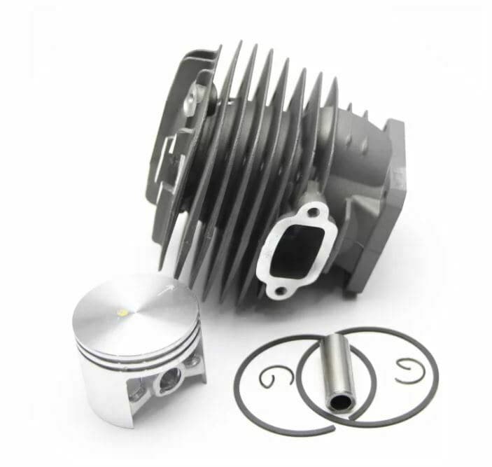 48mm Cylinder Piston Kit for Stihl MS360 MS340 Chainsaw - Replacement Part 1125 020 1215 with Decomp Valve - Perfect for Chainsaw Repair & Maintenance