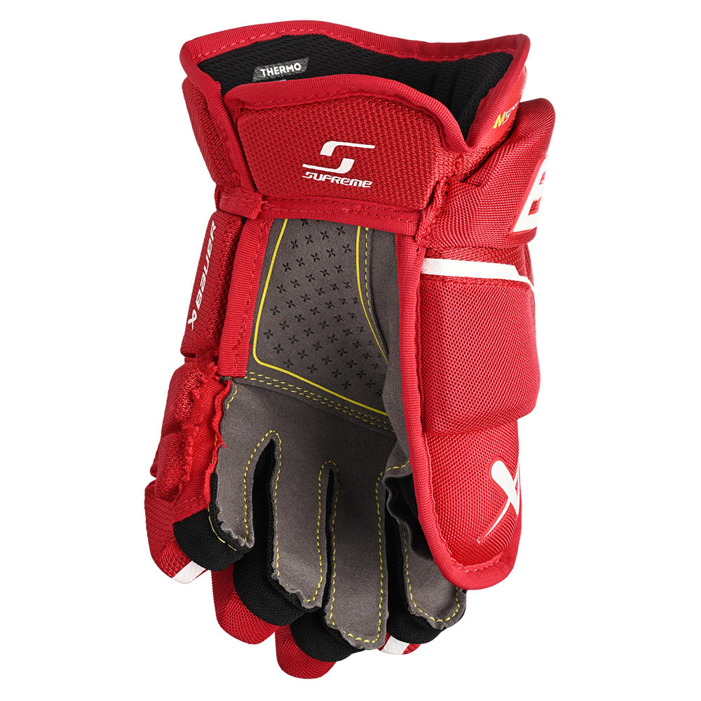 Bauer Supreme M5 Pro Junior Ice Hockey Gloves - Youth Hockey Gloves for Boys & Girls - Protective Gear for Ice Skating & Hockey Practice - Perfect for Games, Training & Winter Sports