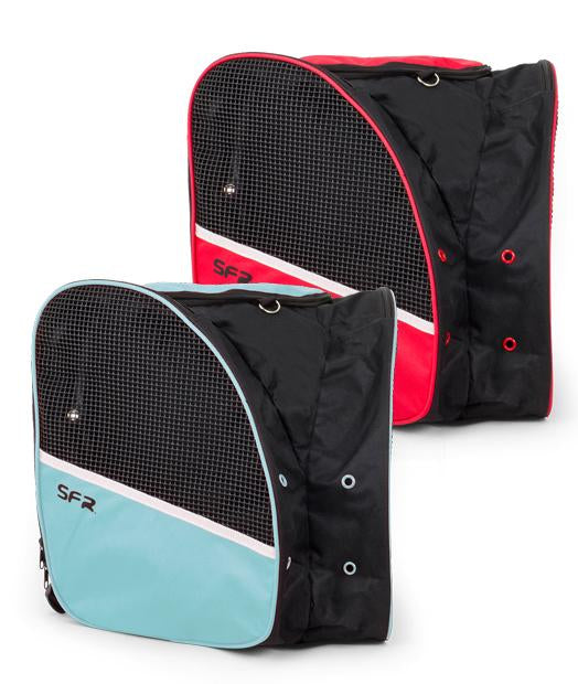SFR Skate Backpack for Men & Women - Durable Waterproof Skateboarding Backpack with Laptop Compartment, Black & Red - Perfect for School, Work, Travel & Skateboarding