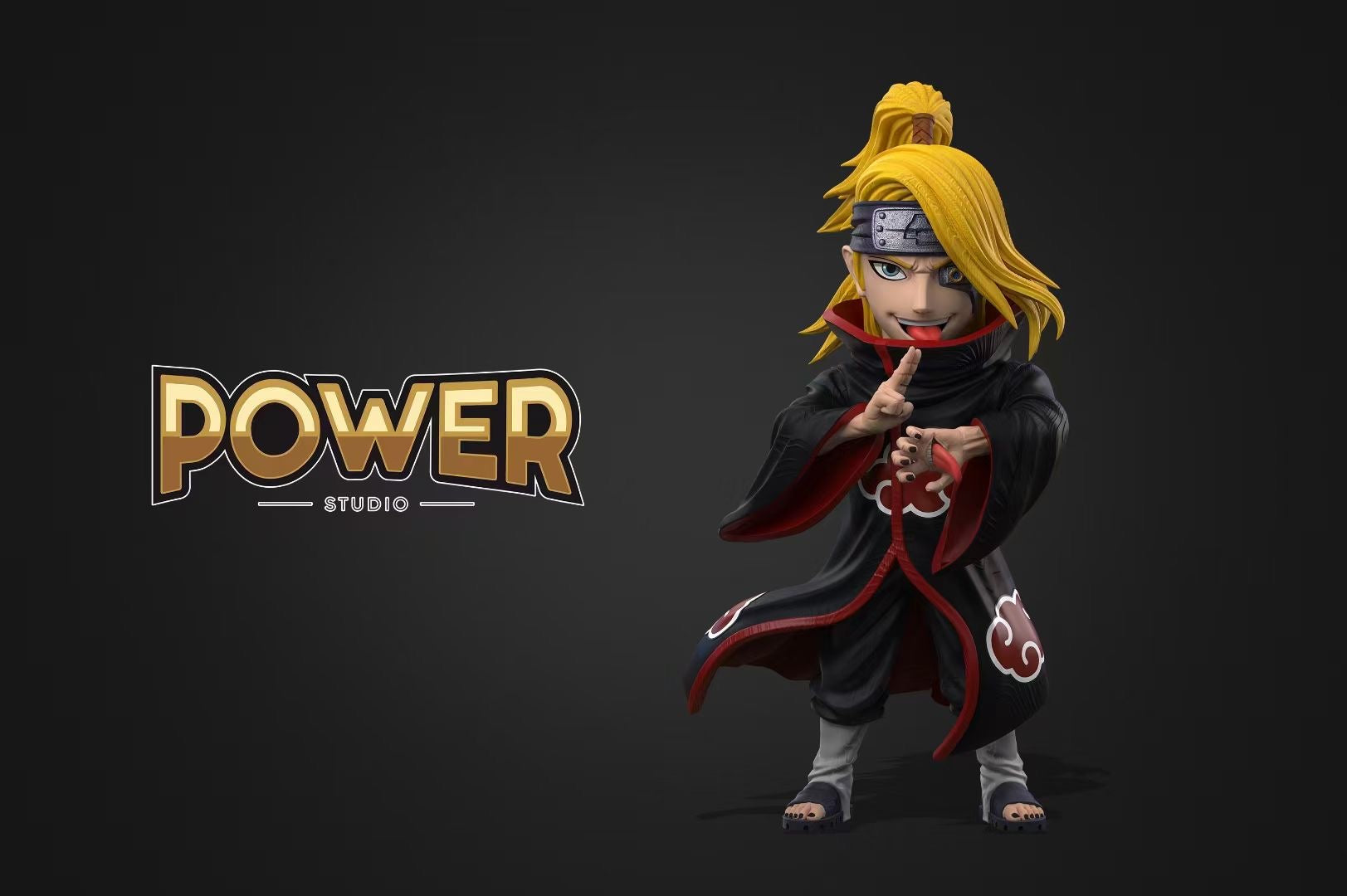 Akatsuki Forth Series Deidara & Tobi Anime Figures - Power Studio Naruto Shippuden Collectible Action Figures for Fans & Decor | Perfect for Display, Gifts, and Anime Collections