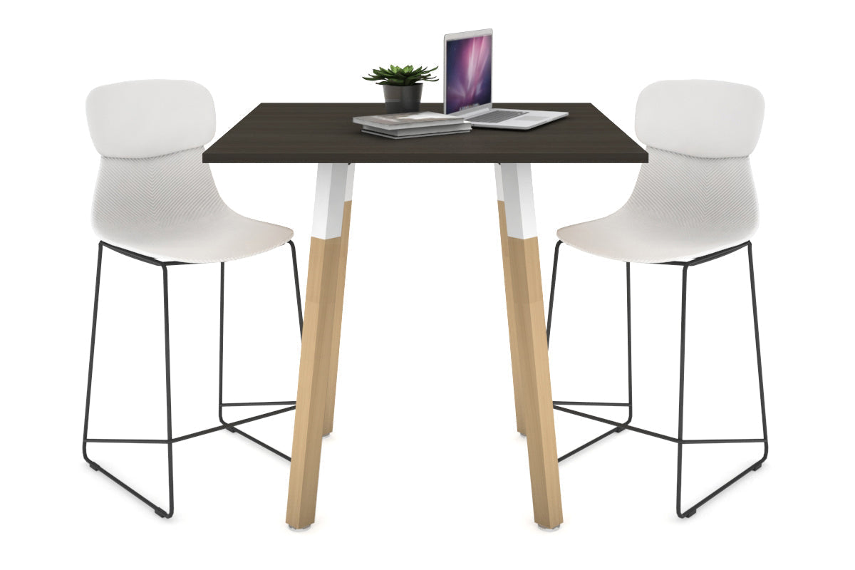 Solid Wood Square Coffee Table with Quadro Countertop - 31.5