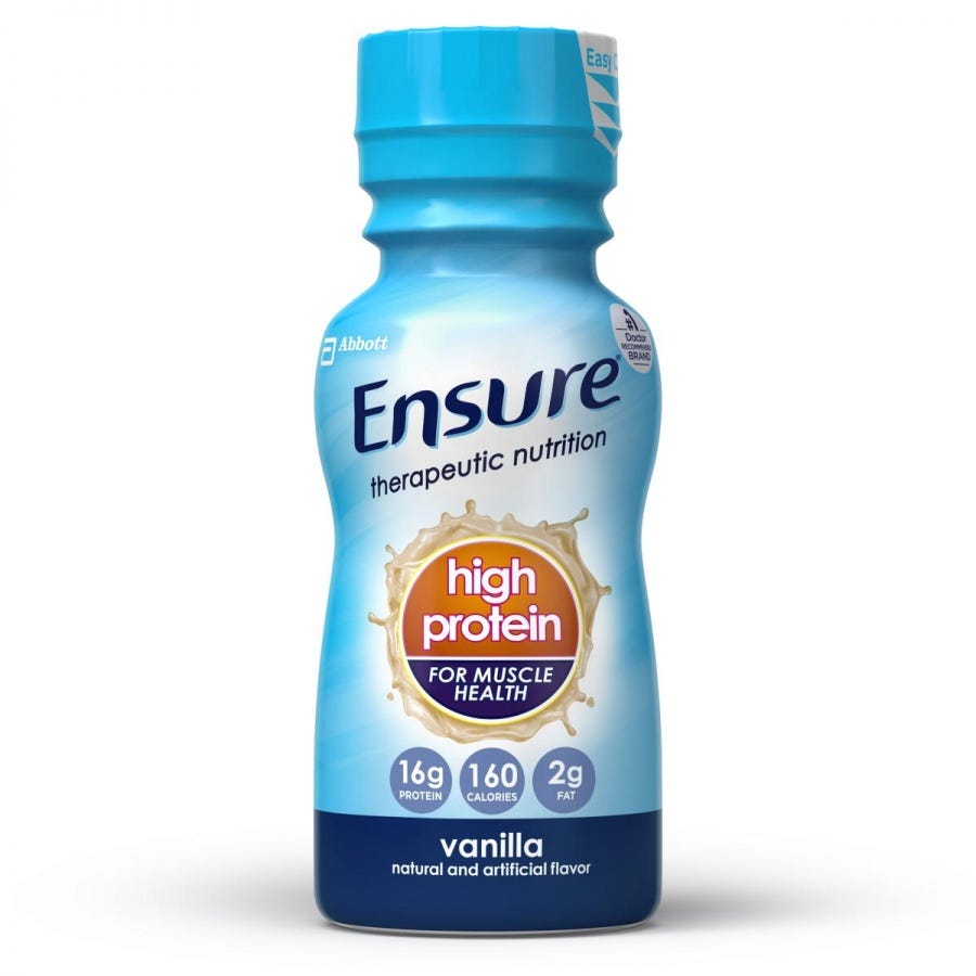 Ensure Active High Protein Vanilla Shake - Ready to Drink Meal Replacement, 8 oz Bottle (Pack of 6) | Post-Workout Recovery & On-the-Go Nutrition
