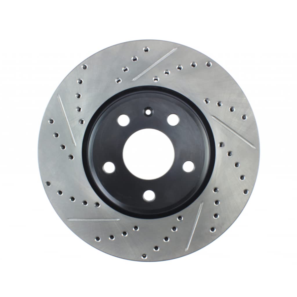 StopTech Performance Brake Rotors for Audi A6 2012-2013 - Slotted & Drilled (127.33136R) | High-Performance Braking for Sport Driving & Track Use