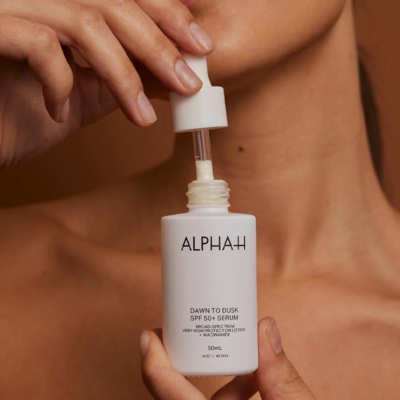 Alpha H Dawn To Dusk SPF 50+ Serum - Anti-Aging Face Serum with Sun Protection - Perfect for Daily Skincare & Outdoor Activities