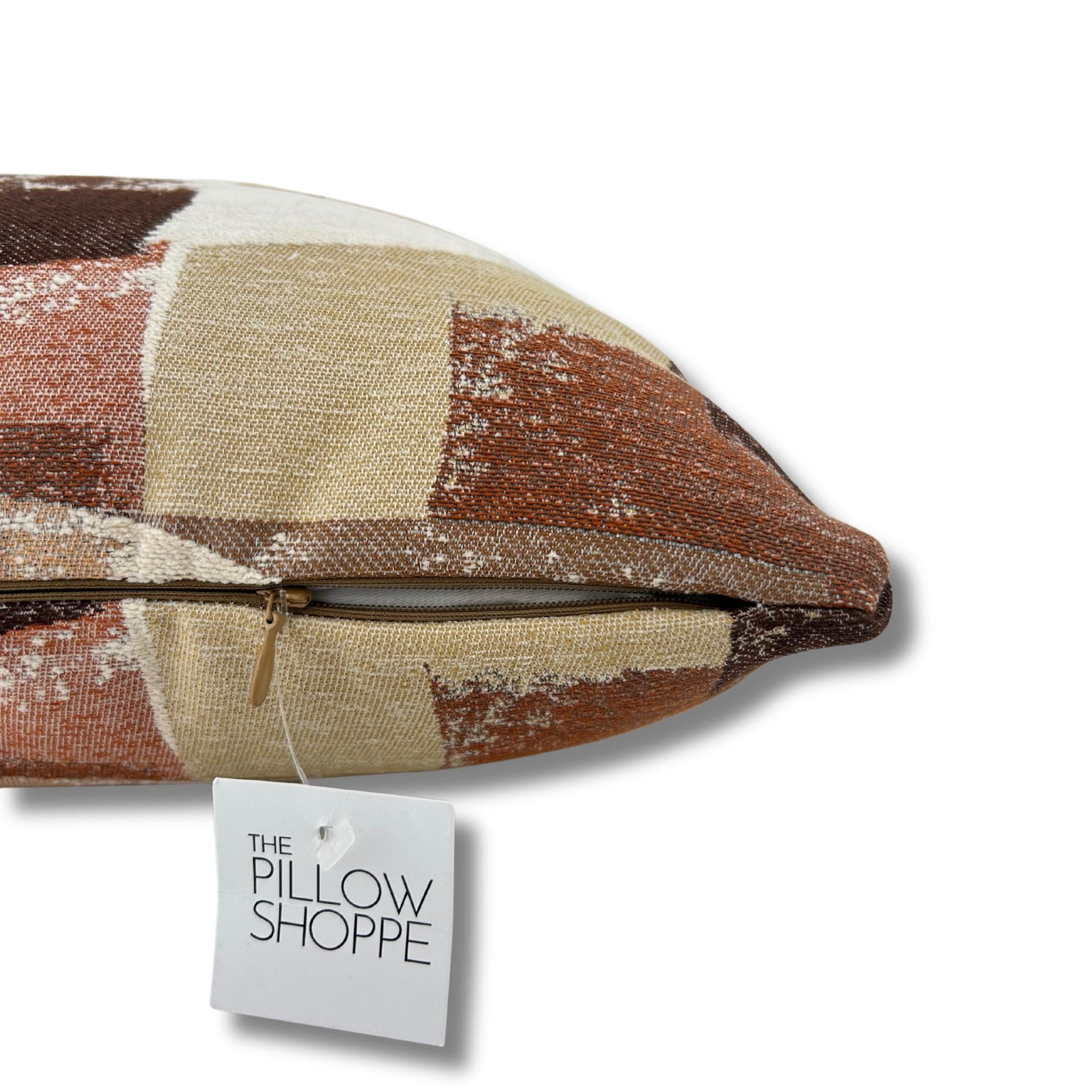 Tivoli Adobe Throw Pillow 17x17 - Soft Decorative Square Cushion for Sofa, Bed & Home Decor - Perfect for Living Room, Bedroom & Cozy Spaces