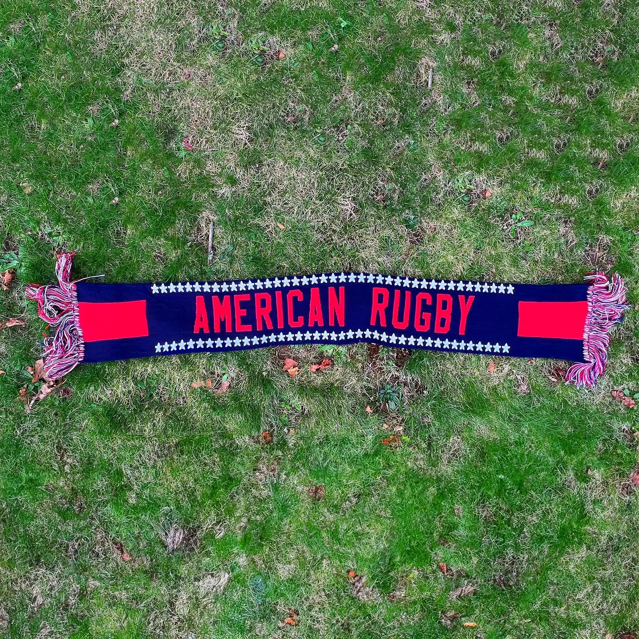 Premium American Rugby Scarf - Soft & Warm Team Fan Accessory for Men & Women - Perfect for Games, Tailgating & Cold Weather