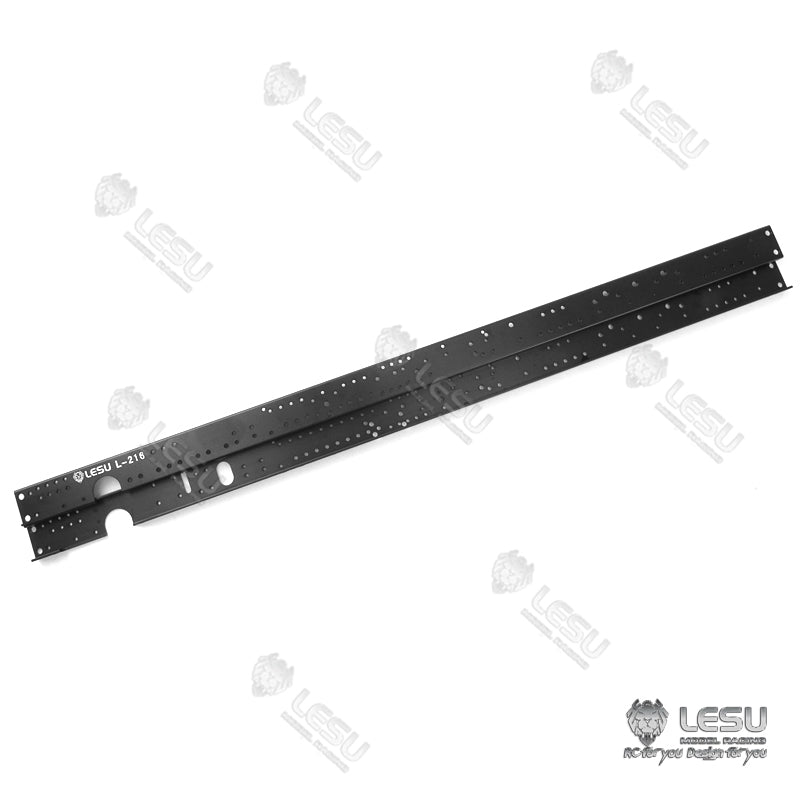 Metal Spare Part Air Suspension Chassis Rail Set for LESU 1/14 RC Tractor Truck & Dumper Car - 6x6 & 6x4 Upgrade Parts for DIY Enthusiasts - Perfect for Off-Road Simulation & Heavy-Duty RC Vehicle Customization
