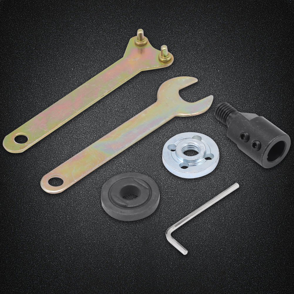 Walfront Angle Grinder Chuck Kit - M10 to 5/8/10/12mm Motor Shaft Coupler with Sleeve Saw Blade Adapter (12mm Size) - Perfect for Woodworking, Metal Cutting & DIY Projects