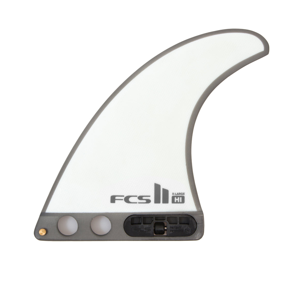 FCS II THRUSTER Surfboard Fin - Harley LB Cool Grey Tri Fin Set (XL) for High-Performance Surfing & Wave Riding