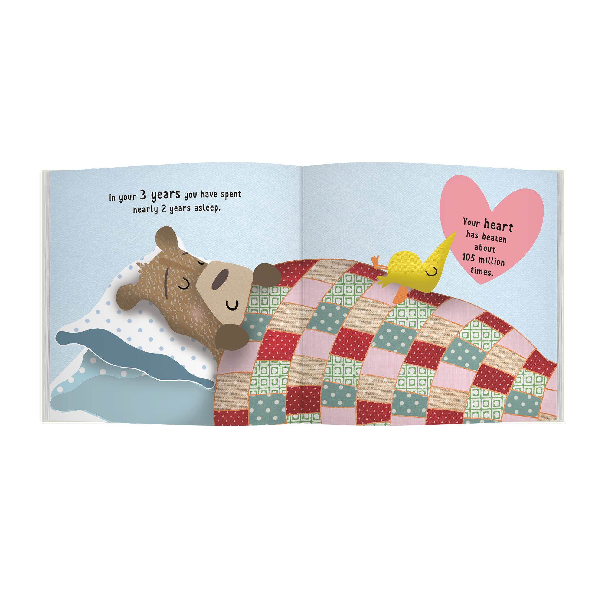 Personalized 'You're Three' Birthday Book - Custom Keepsake for Toddler's 3rd Birthday - Perfect Gift for Boys & Girls | Great for Birthday Parties, Milestone Celebrations & Memory Keeping