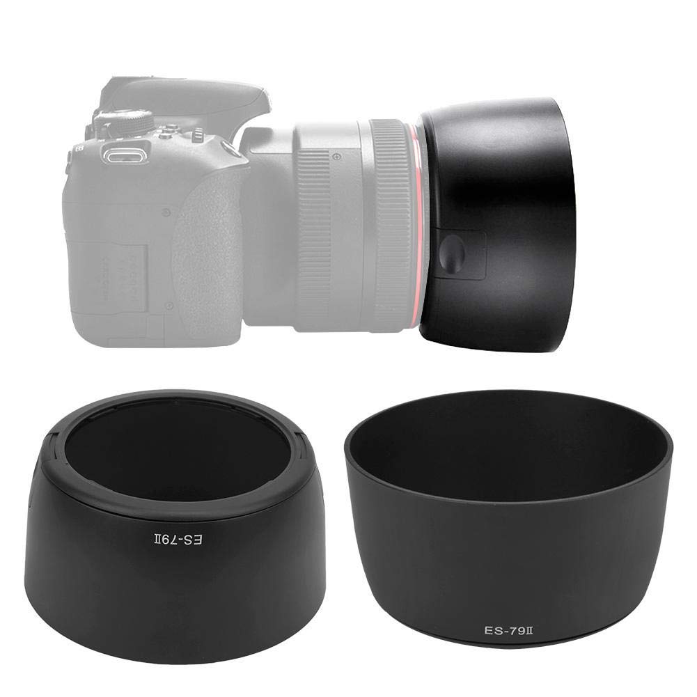 ES-79II Lens Hood for Canon EF 85mm f/1.2L USM - Professional Camera Accessory for Portrait & Low Light Photography - Perfect for Wedding, Studio & Outdoor Shooting