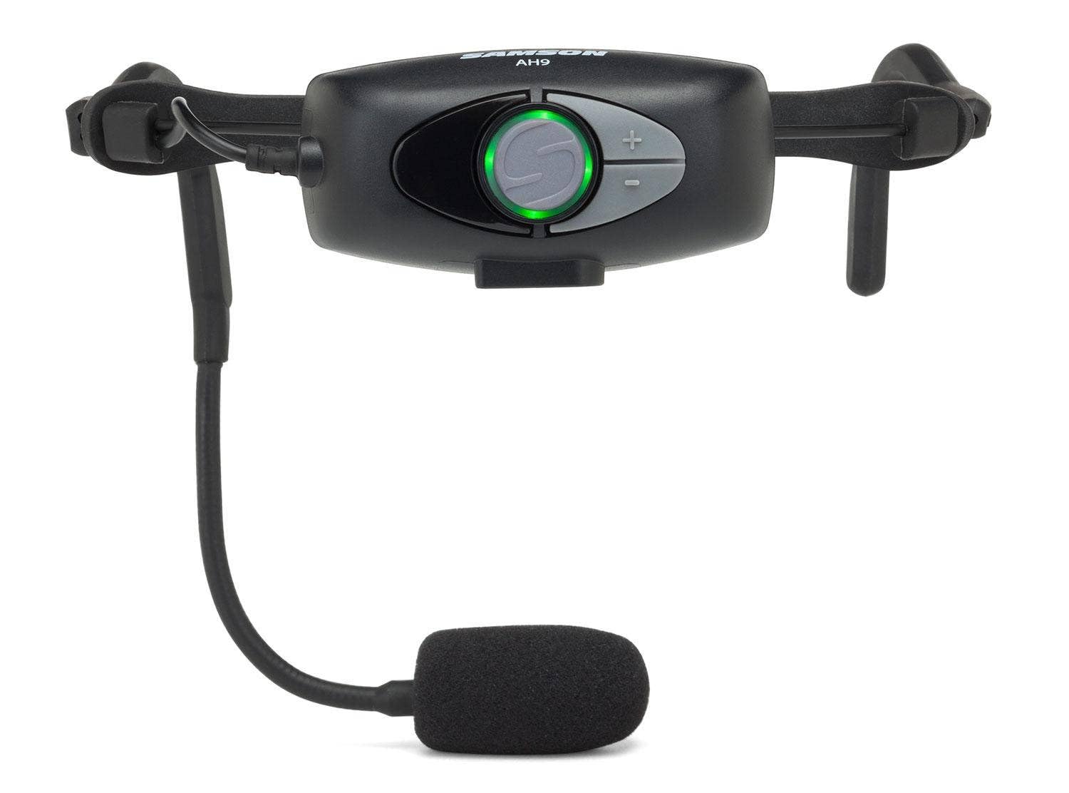 Samson Airline 99m Wireless Fitness Headset System - 542–566 MHz (D-Band) - Black - Perfect for Gym Workouts, Group Fitness Classes & Personal Training