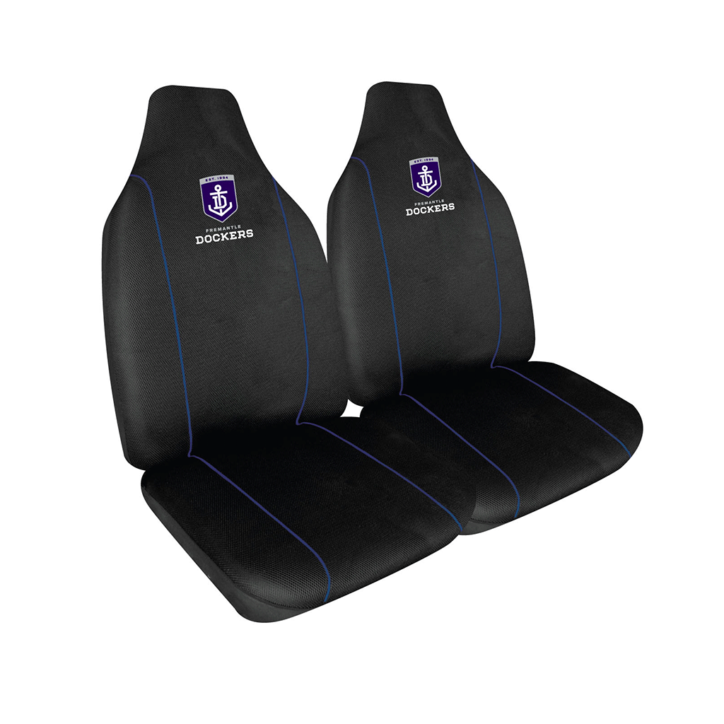 Premium Fremantle Dockers Car Seat Covers - Officially Licensed AFL Team Design - Universal Fit for Most Vehicles - Perfect for Game Days, Road Trips & Protecting Your Seats