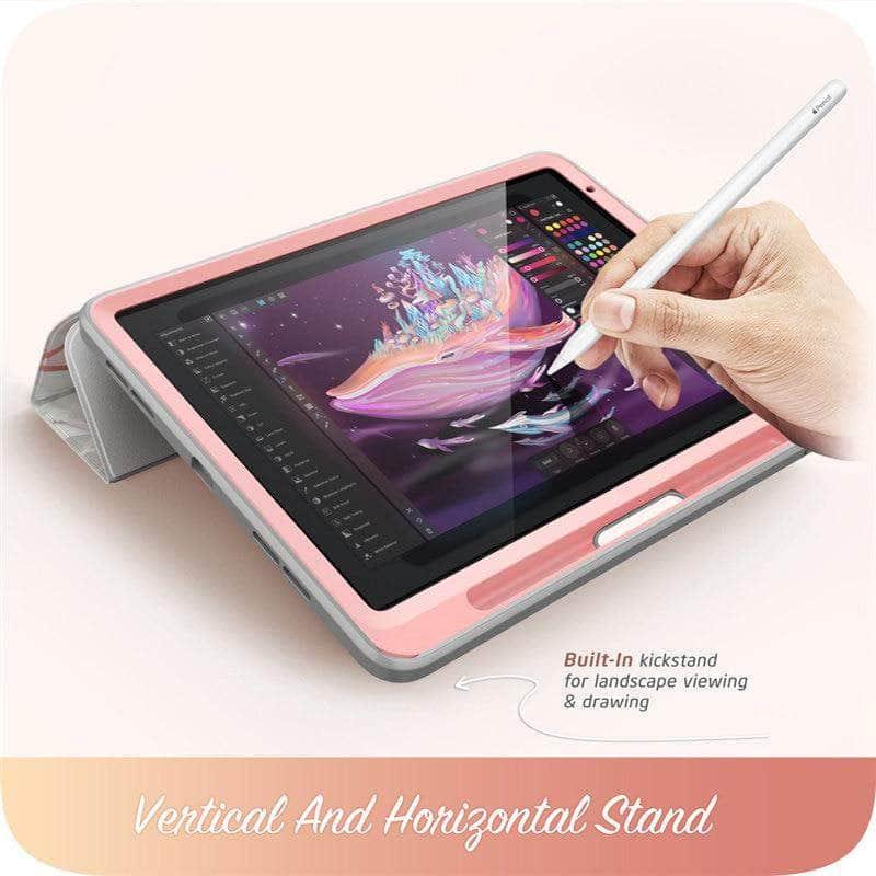 I BLASON iPad Air 4 Case - Cosmo Marble Trifold Stand Protective Cover with Auto Sleep/Wake | Perfect for Work, Study & Travel
