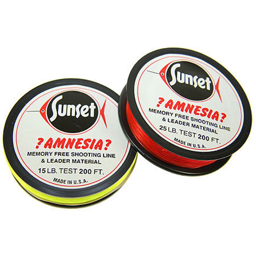 Amnesia Fishing Monofilament Line - 20LB Test Strength, High-Visibility Red Color for Freshwater & Saltwater Angling - Perfect for Bass, Trout, and Offshore Fishing