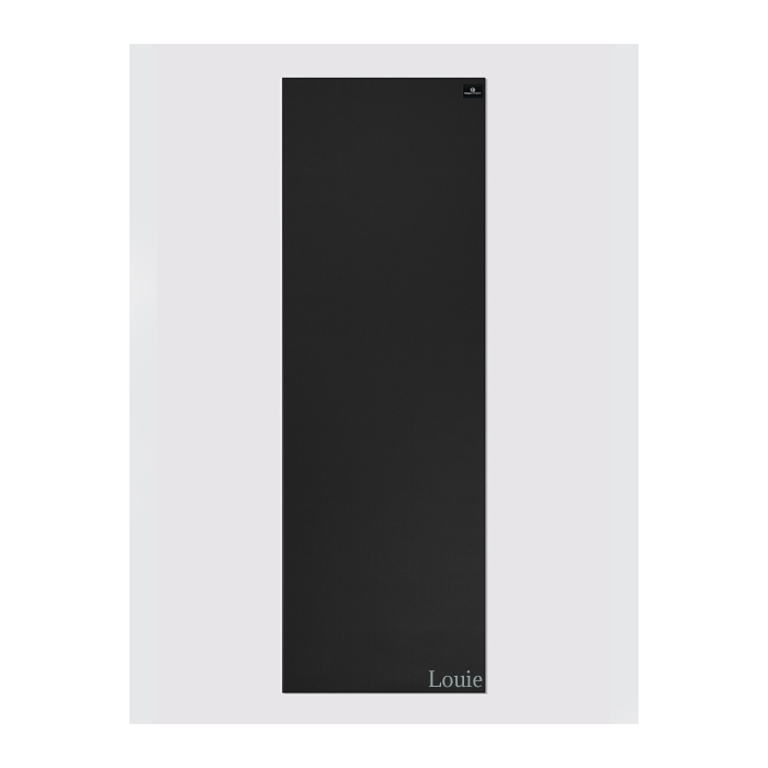 Custom Yoga Mat 6mm Thick - Personalized Design for Yoga & Fitness - Perfect for Home Workouts, Studio Classes & Meditation - Black